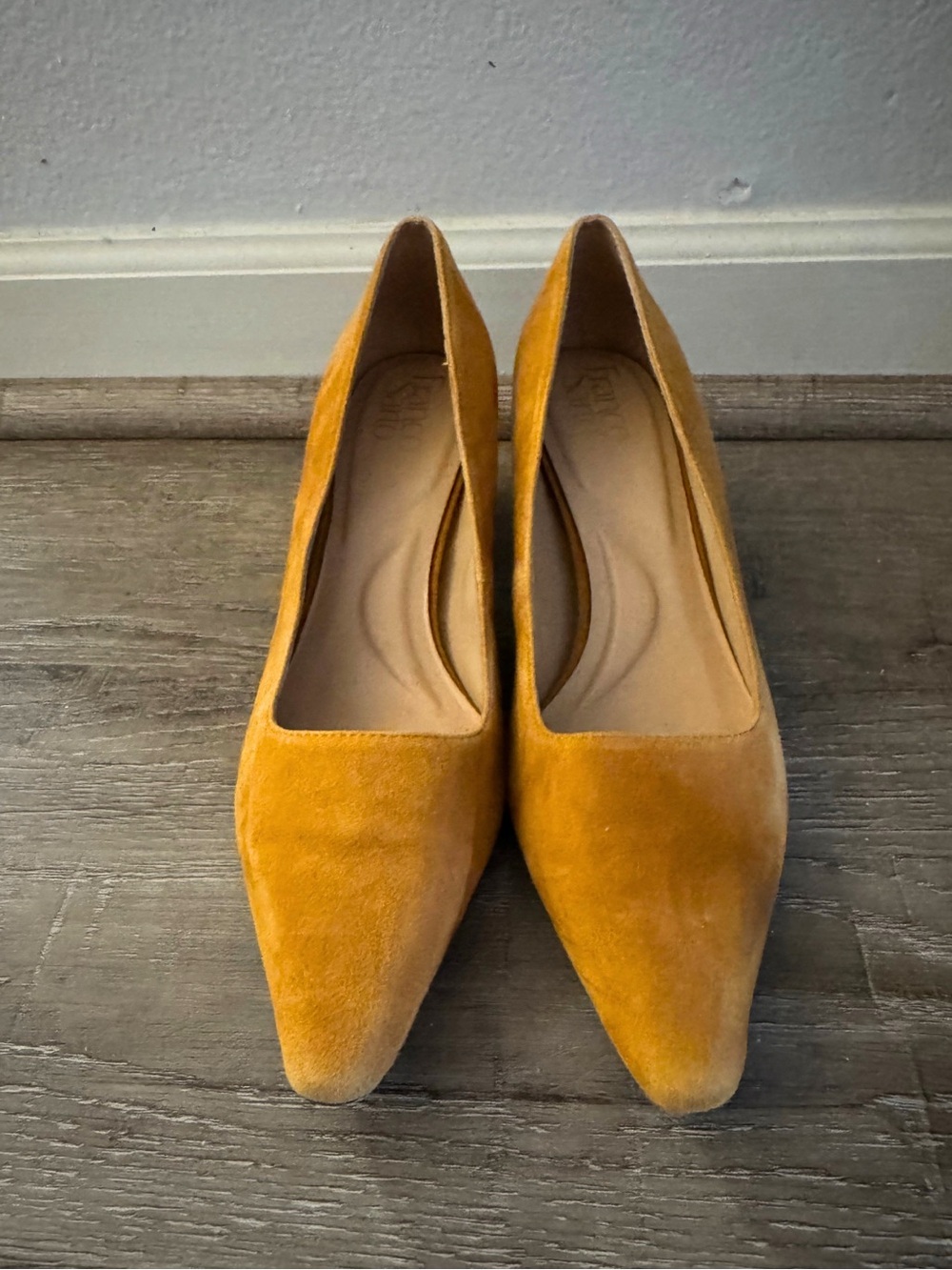 Franco Sarto Marigold Suede Pointed Toe Pumps